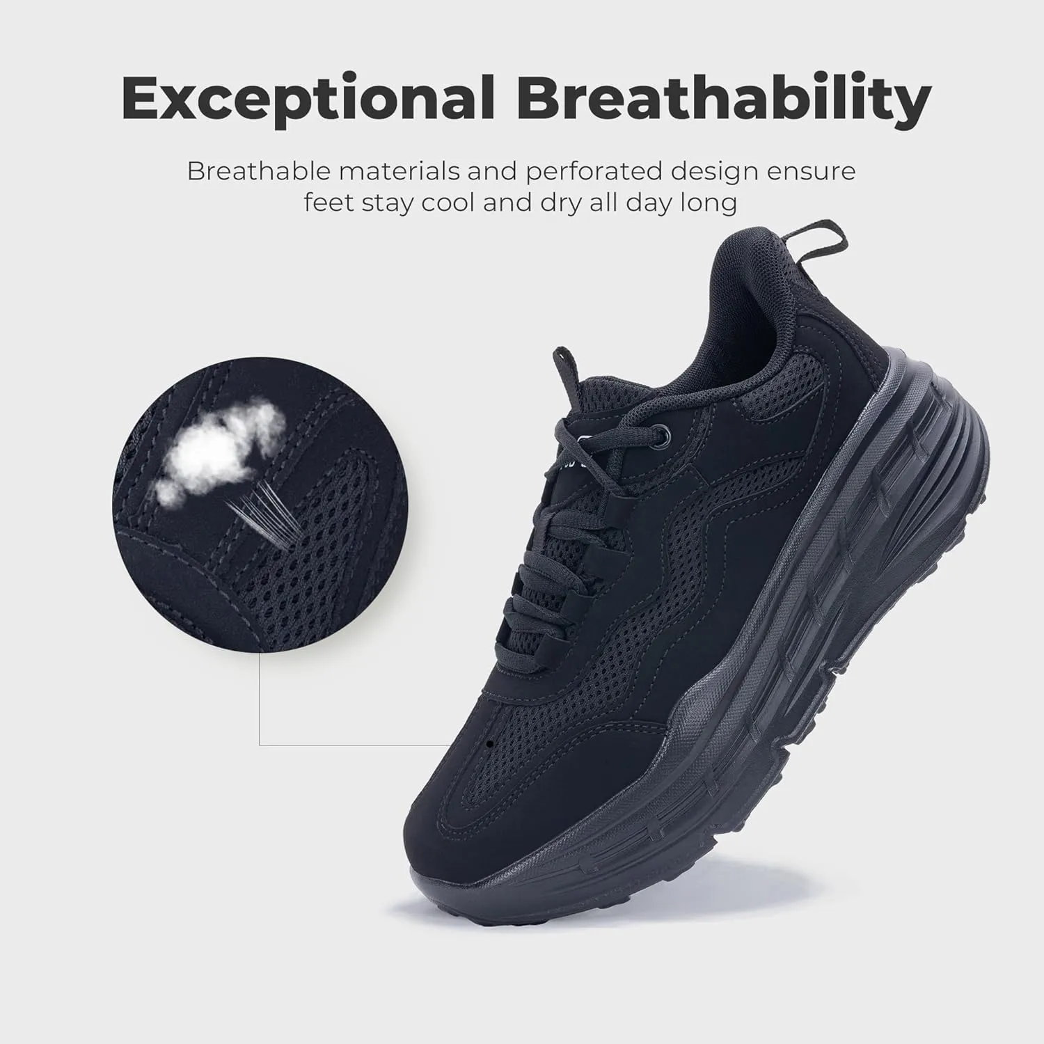 QAUPPE Womens Walking Sneakers Tennis Running Comfortable Shoes Casual Fashion Sneakers