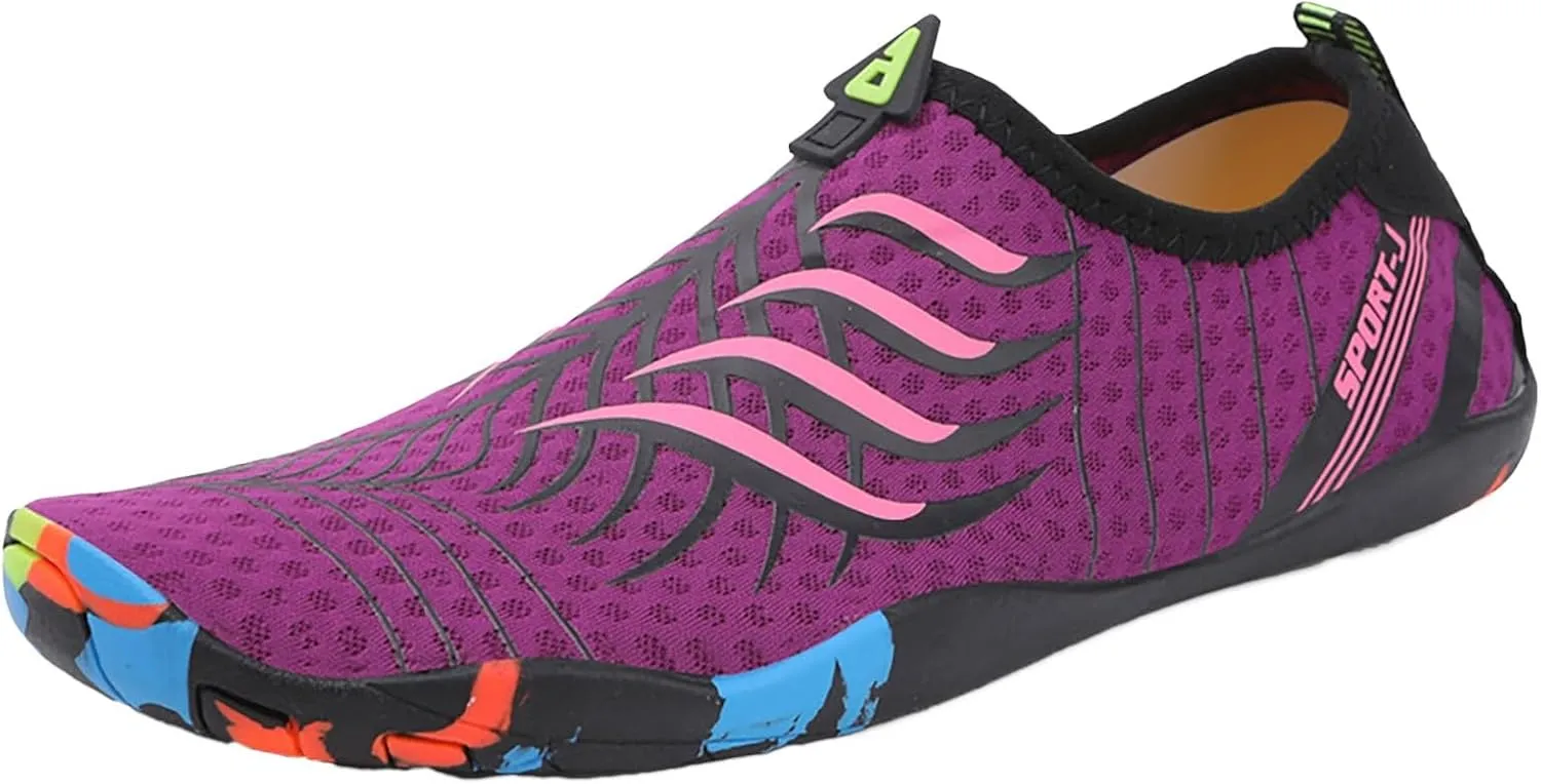 Quick Dry Water Shoes Mens Womens Barefoot Aqua Socks Swim Beach Pool Shoes Lightweight Outdoor Sports Hiking Surf Yoga Footwear