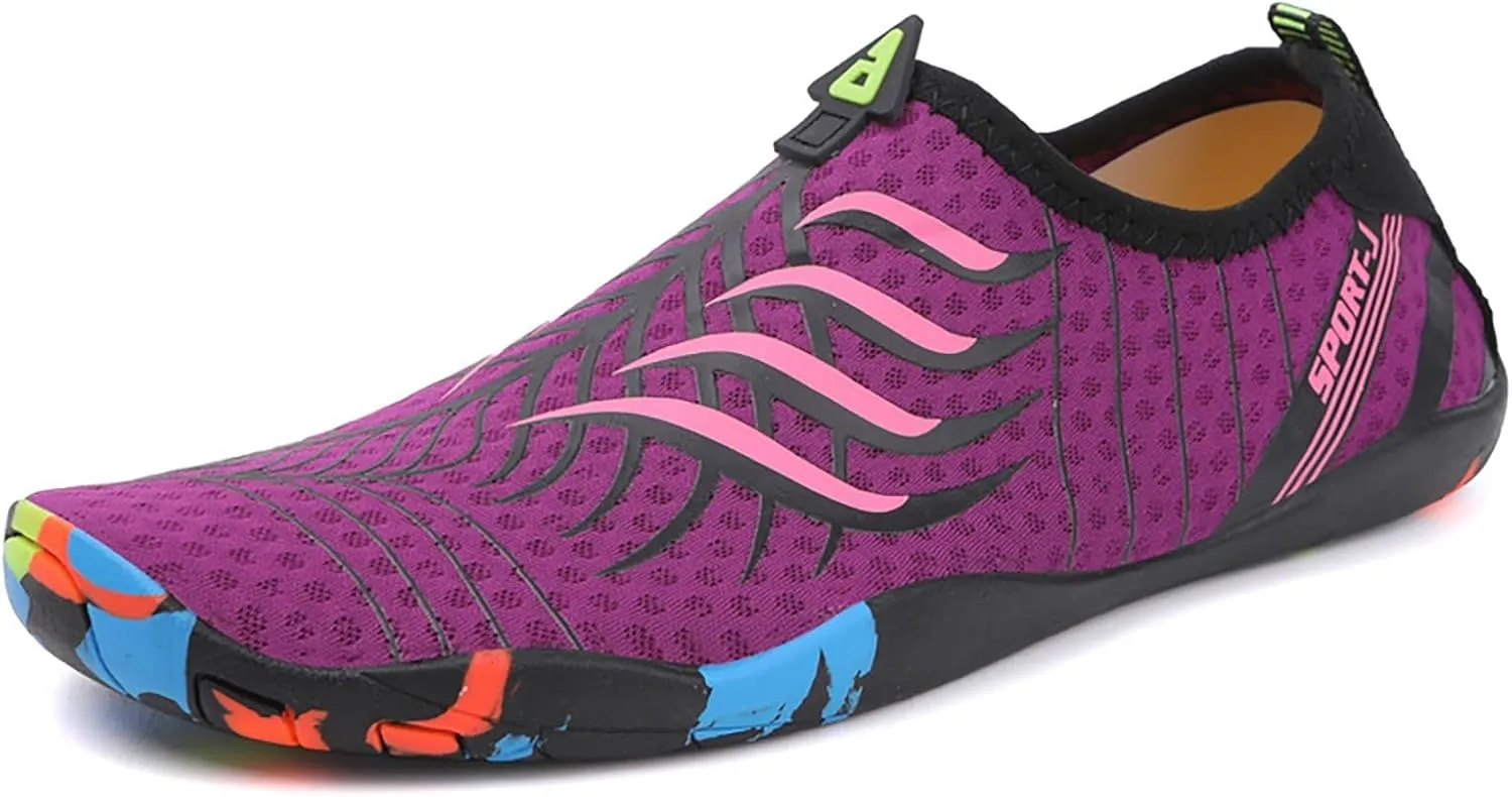 Quick Dry Water Shoes Mens Womens Barefoot Aqua Socks Swim Beach Pool Shoes Lightweight Outdoor Sports Hiking Surf Yoga Footwear