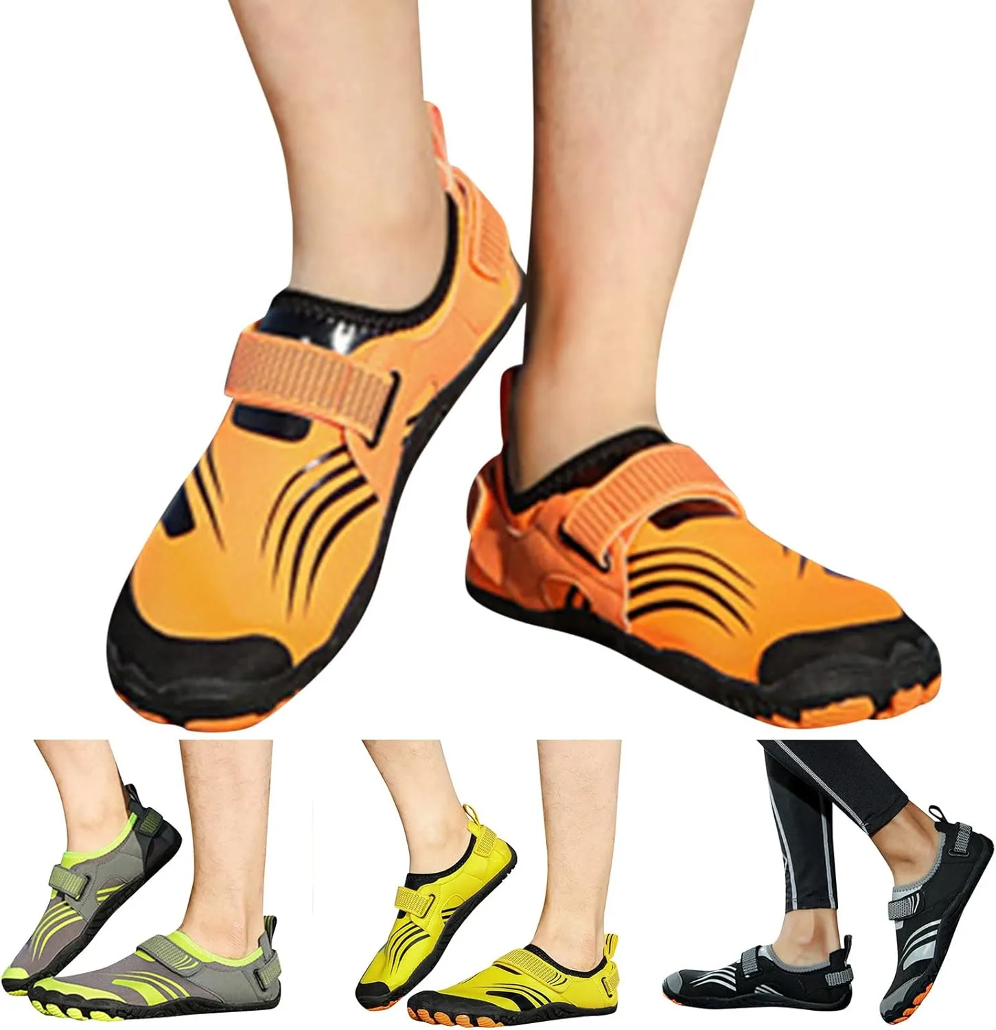 Quick Dry Water Shoes Mens Womens Barefoot Aqua Socks Swim Beach Pool Shoes Lightweight Outdoor Sports Hiking Surf Yoga Footwear