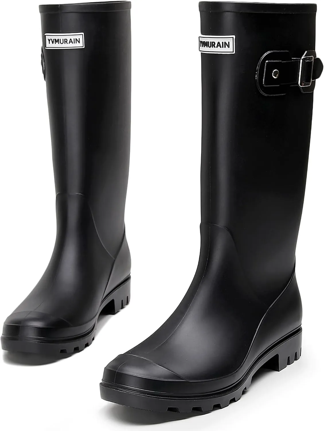 Rain Boots for Women Waterproof Garden Shoes Non-Slip Knee-high Mud boots Ladies Tall Rubber Boots Lightweight Outdoor Work Booties