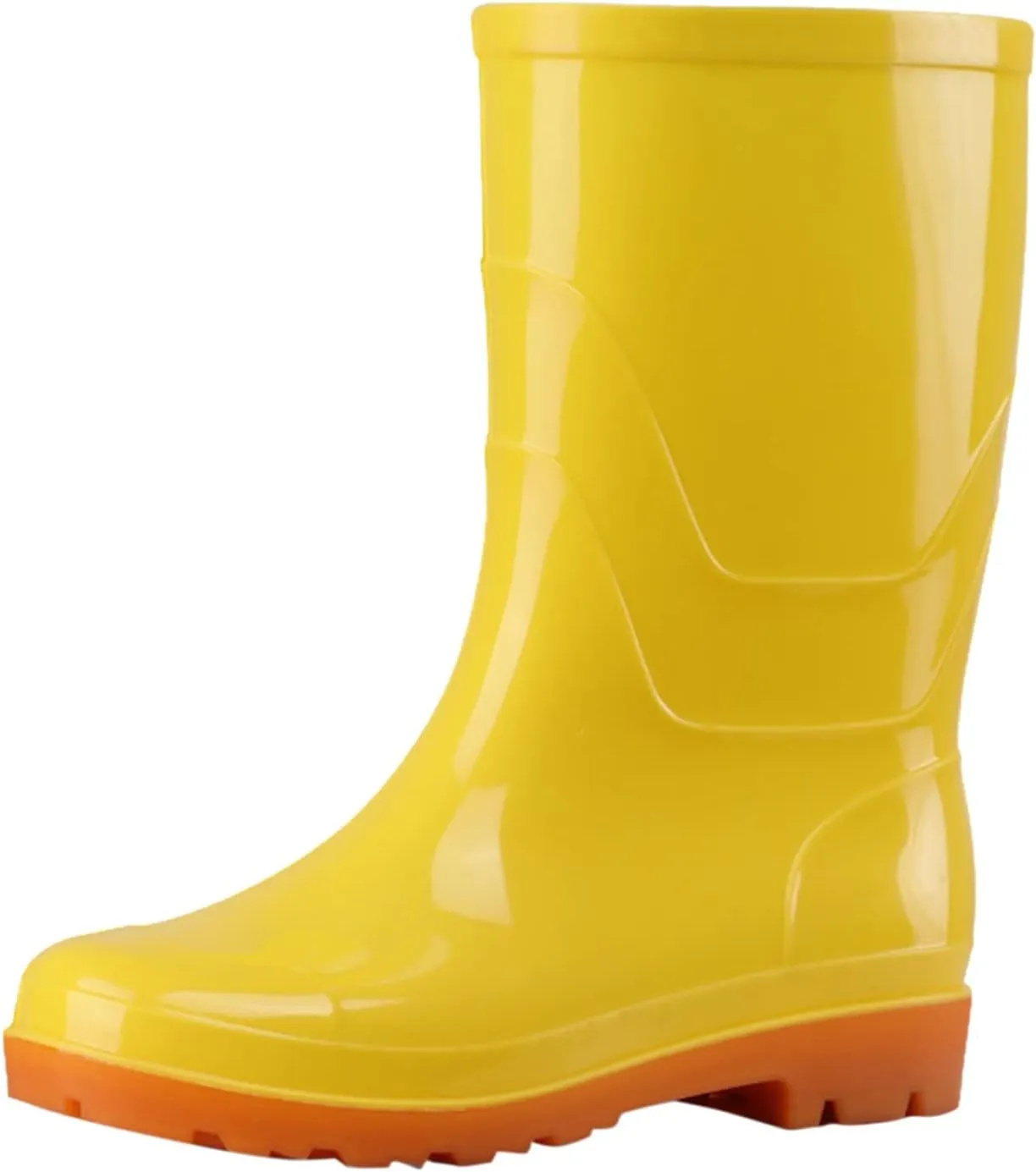 Rain Boots Women Women's Mid Calf Rain Boots Waterproof Rubber Boots Short Garden Shose Comfortable Rain Shoes