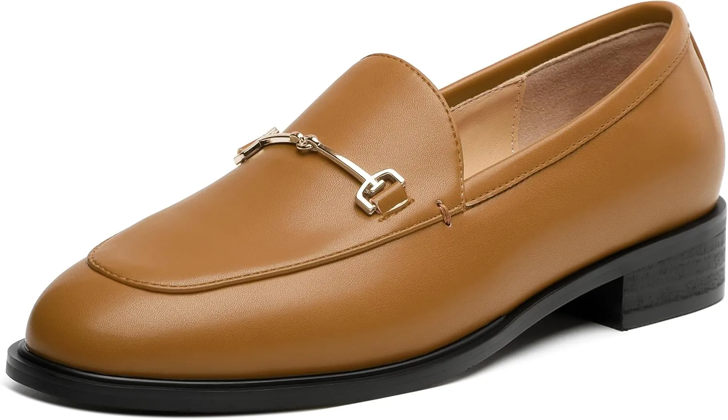 ROSERWISH Loafers for Women Flats Shoes Womens Penny Loafers Slip On Comfortable Office Work Flats Fashion Dress Shoes