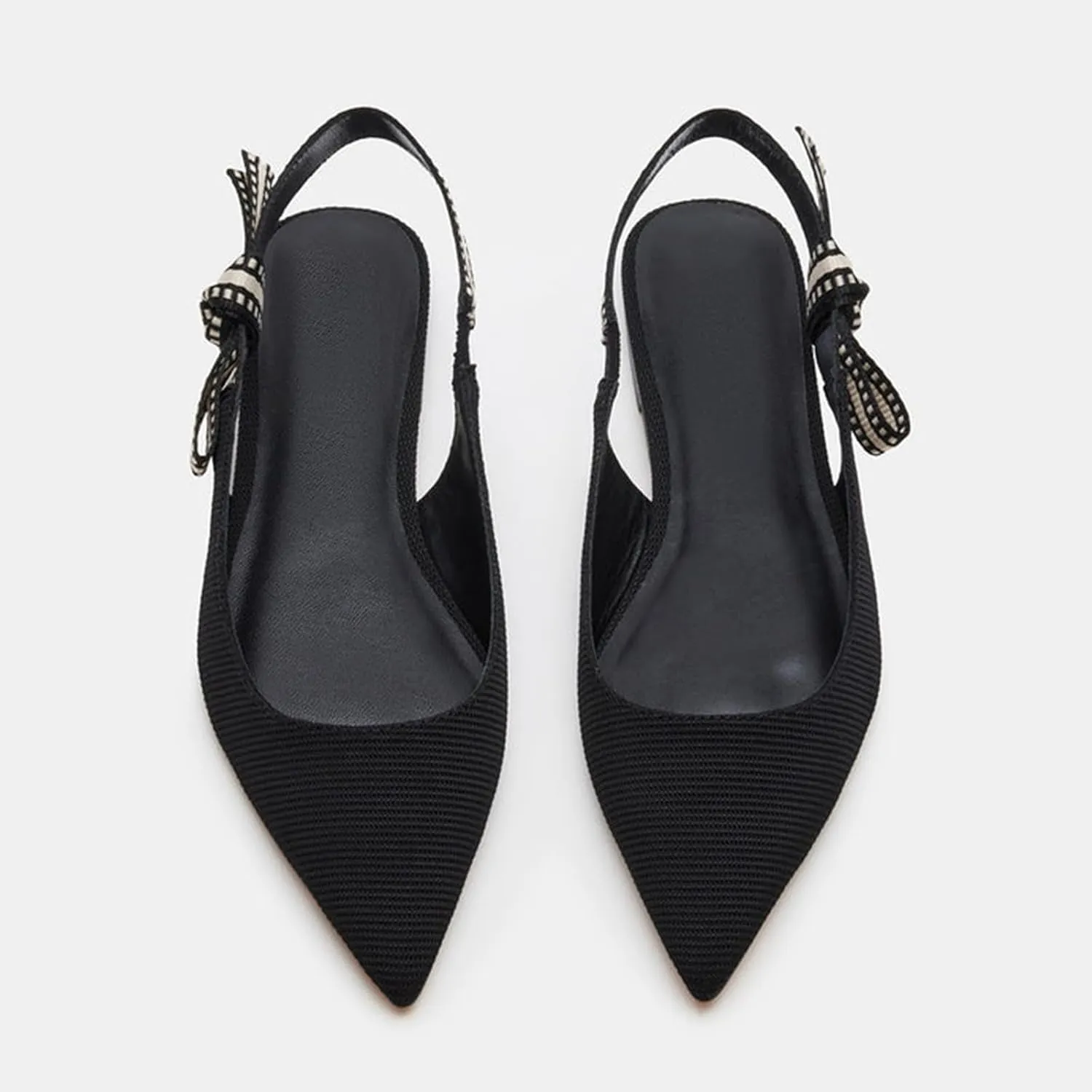 Slingback Flats for Women Pointed Toe Ballet Flats Casual Fashion Dress Mary Jane Shoes for Women Comfortable Dress Ballerina Flat