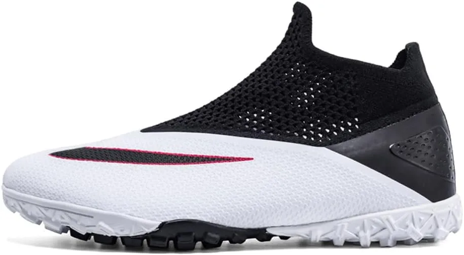 Soft Athletic Soccer Boots for Men: Boys Non-Slip Professional Football Cleats for Outdoor Competition Training