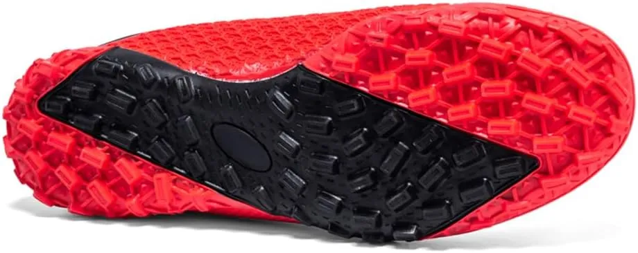 Soft Athletic Soccer Boots for Men: Boys Non-Slip Professional Football Cleats for Outdoor Competition Training