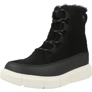 Sorel Explorer III Black Lace Up Kids Winter Boots