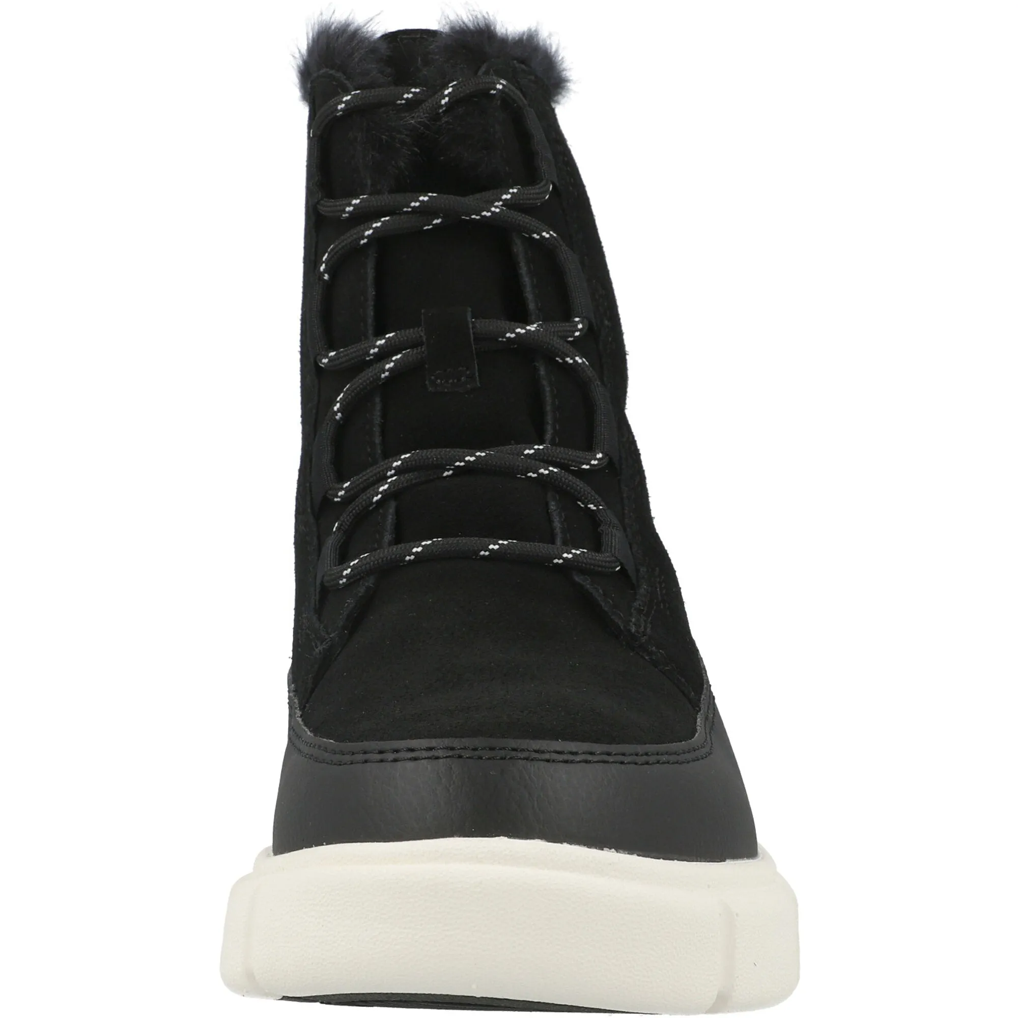 Sorel Explorer III Black Lace Up Kids Winter Boots