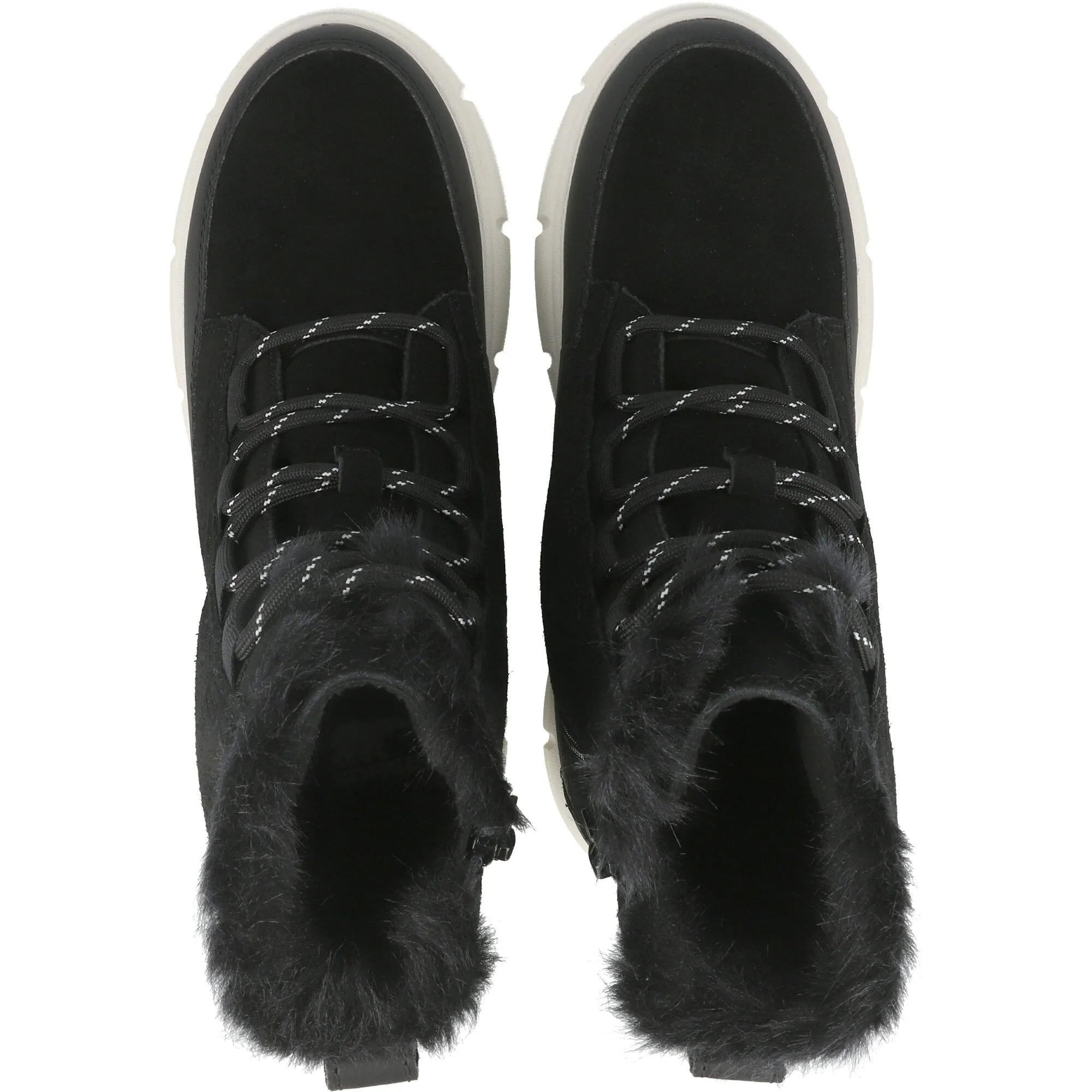 Sorel Explorer III Black Lace Up Kids Winter Boots