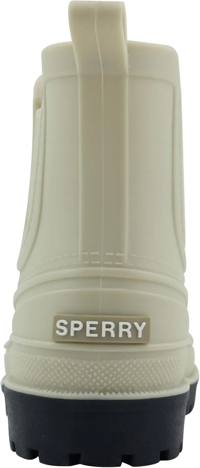 Sperry Toddler Chelsea Rain Boots, Waterproof Rubber Kids Rainboot, Girls/Boys Light Water Shoes for Muddy Park/Hiking