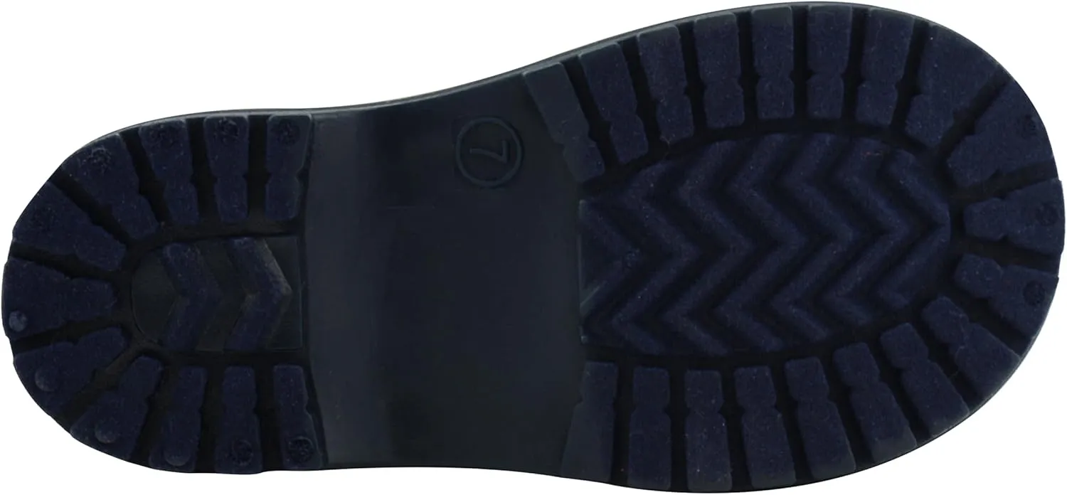 Sperry Toddler Chelsea Rain Boots, Waterproof Rubber Kids Rainboot, Girls/Boys Light Water Shoes for Muddy Park/Hiking