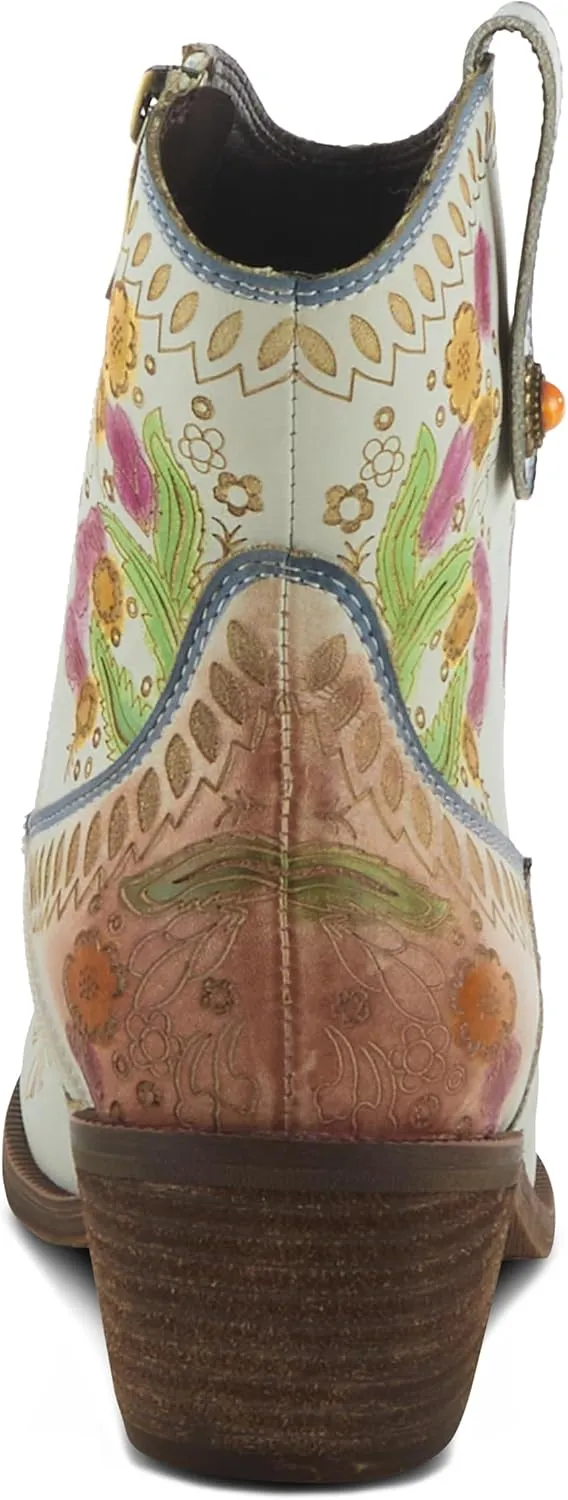 Spring Step L'Artiste Galop Boot for Womens - Ankle Boots with Inside Zipper Closure - Comfortable Western Ladies Boots for Outdoor