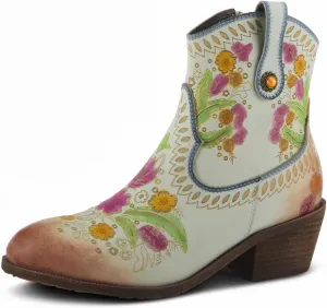 Spring Step L'Artiste Galop Boot for Womens - Ankle Boots with Inside Zipper Closure - Comfortable Western Ladies Boots for Outdoor