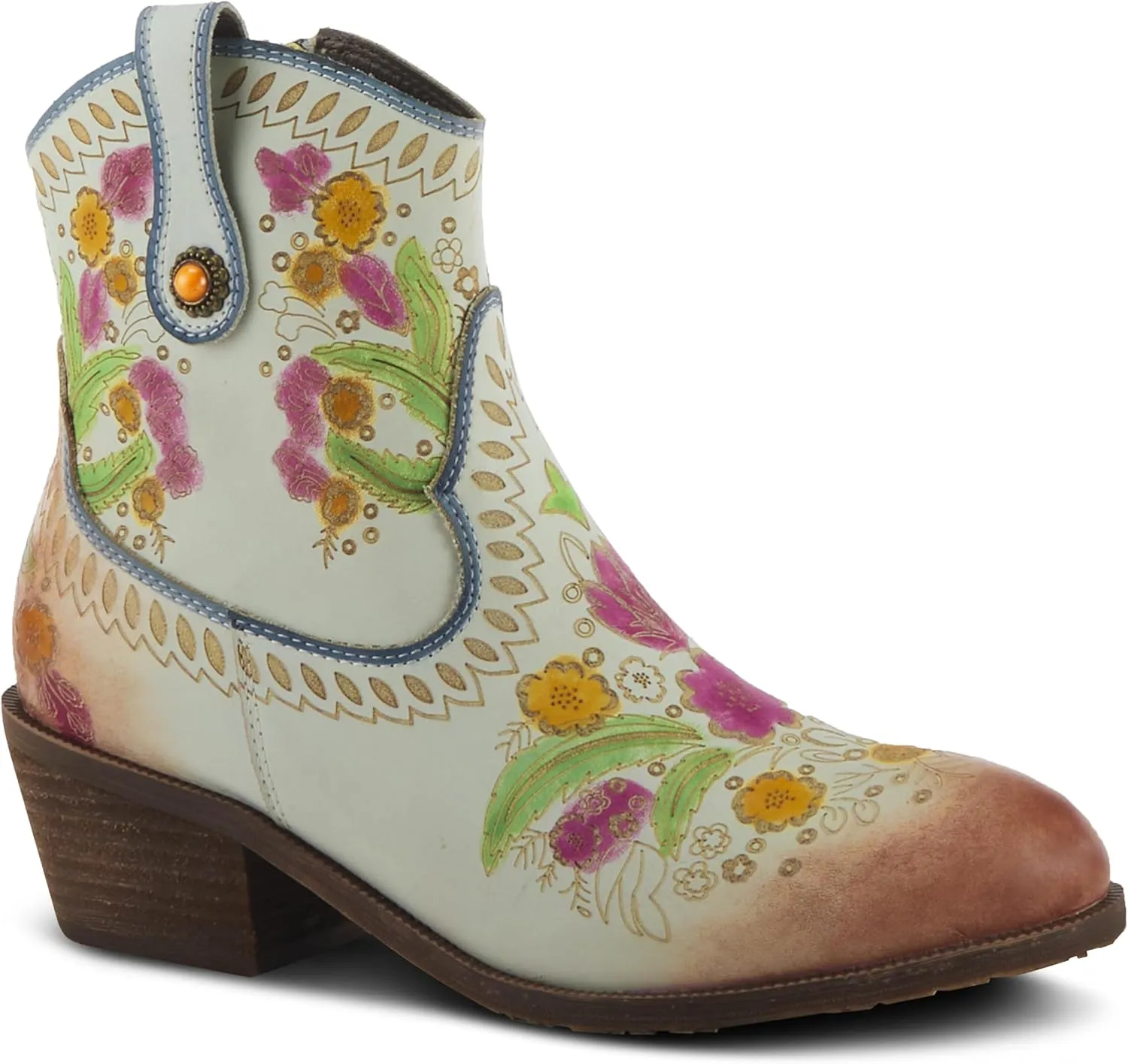 Spring Step L'Artiste Galop Boot for Womens - Ankle Boots with Inside Zipper Closure - Comfortable Western Ladies Boots for Outdoor