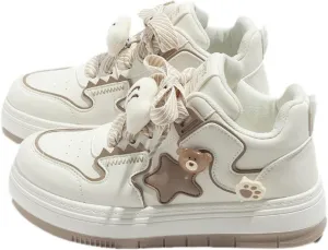 Star Shoes Chunky Sneakers for Women Cute Sneakers 2025 New Y2K Aesthetic Cute Big Toe Anti-Slip Comfort