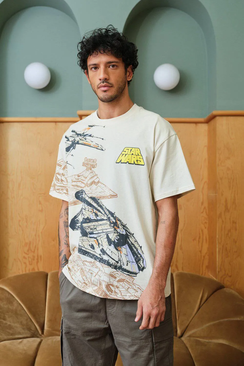 Star War Spacecraft Oversized T-shirt