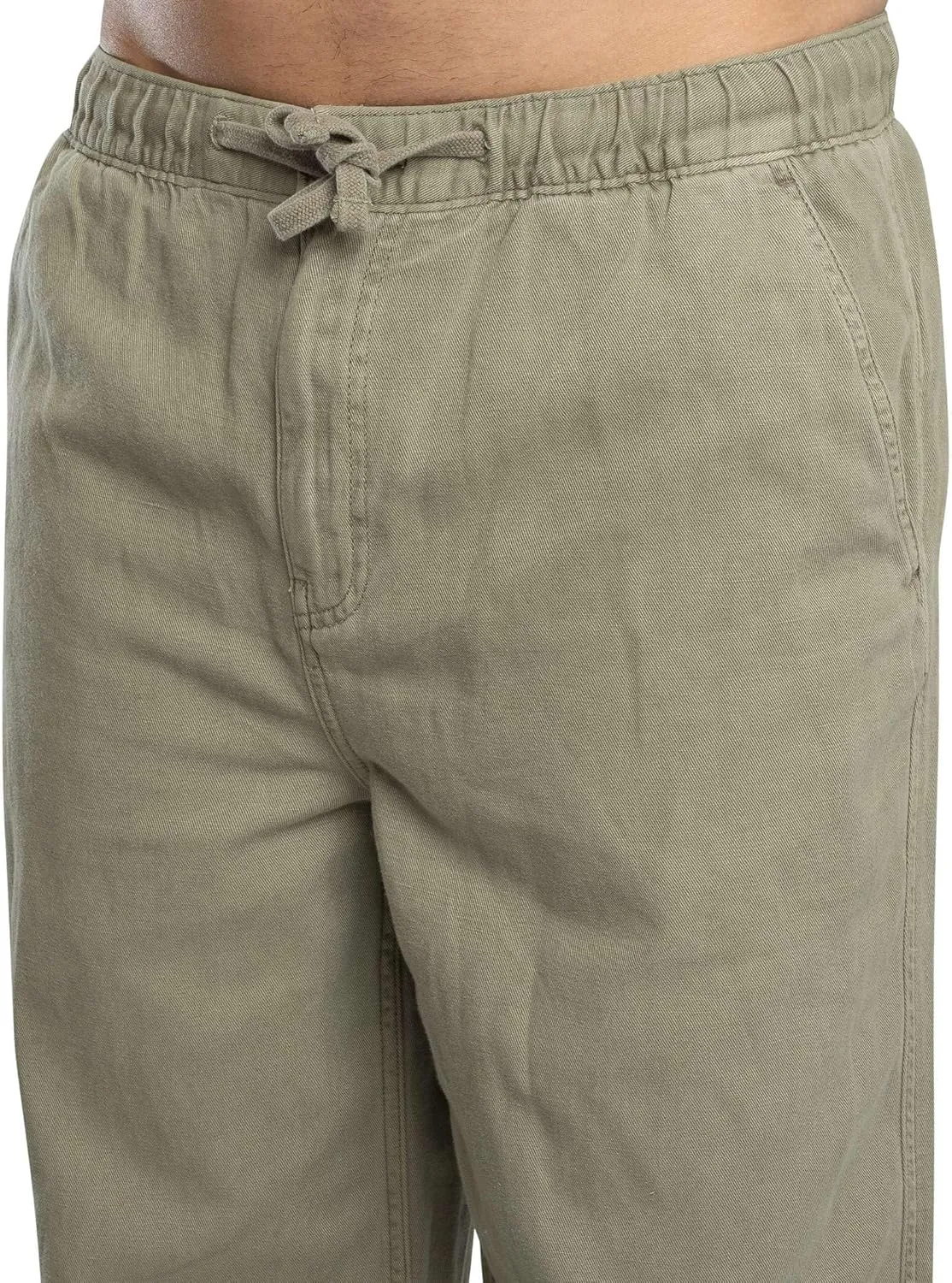 Superdry Men's Merchant Drawstring Trousers, Light Khaki Green