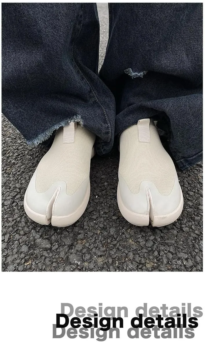 Tabi Shoes Loafers Women Split Toe Slip On Non Slip Breathable Mules Slides Sandals Cute Y2K Kawaii Fashion Trendy Retro Pumps Rave Spring Summer Fall Outdoors Beach Cruise Back to School