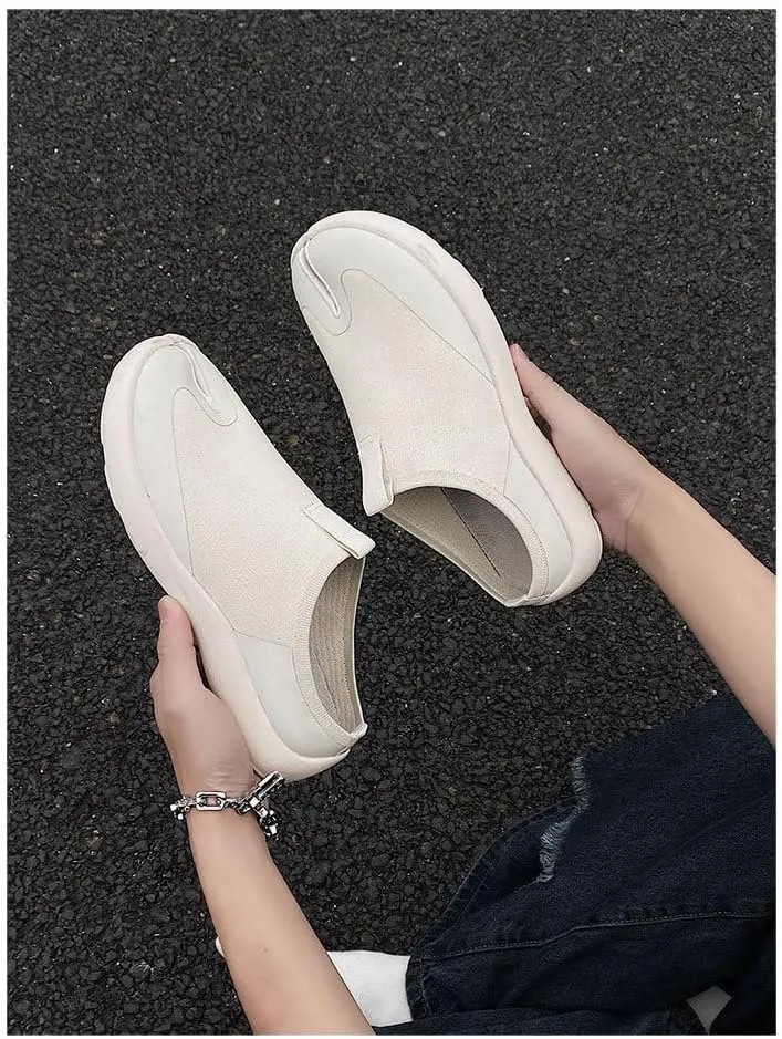 Tabi Shoes Loafers Women Split Toe Slip On Non Slip Breathable Mules Slides Sandals Cute Y2K Kawaii Fashion Trendy Retro Pumps Rave Spring Summer Fall Outdoors Beach Cruise Back to School