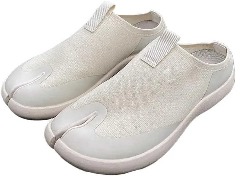 Tabi Shoes Loafers Women Split Toe Slip On Non Slip Breathable Mules Slides Sandals Cute Y2K Kawaii Fashion Trendy Retro Pumps Rave Spring Summer Fall Outdoors Beach Cruise Back to School