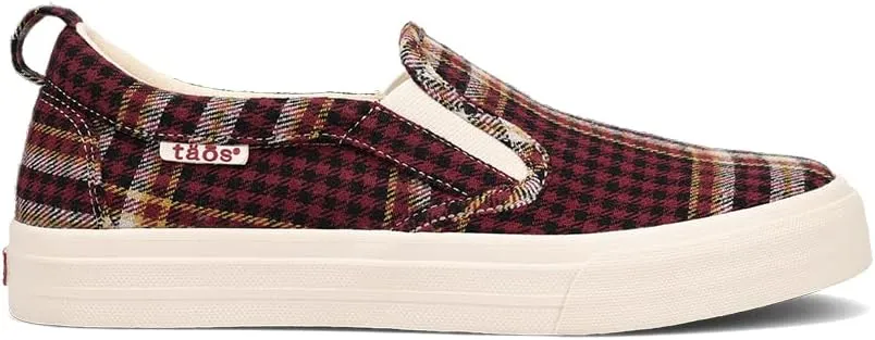 Taos Rubber Soul Slip-On Women's Sneaker - Fresh and Clean Canvas Design with Effortless Style, Removable Footbed and Arch Support - Elevated Comfort for All-Day Fashion