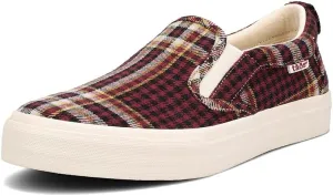 Taos Rubber Soul Slip-On Women's Sneaker - Fresh and Clean Canvas Design with Effortless Style, Removable Footbed and Arch Support - Elevated Comfort for All-Day Fashion