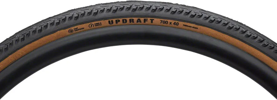 Teravail Updraft Tire - 700 x 35 Tubeless Folding Tan Light Supple Fast Compound