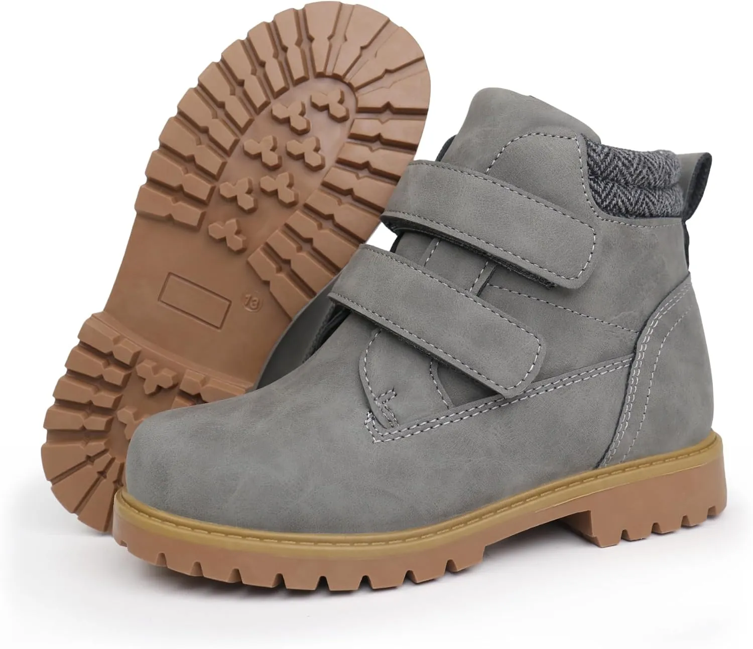 Tobfis Kids Waterproof Strap Work Boots (Toddler/Little Kid/Big Kid)