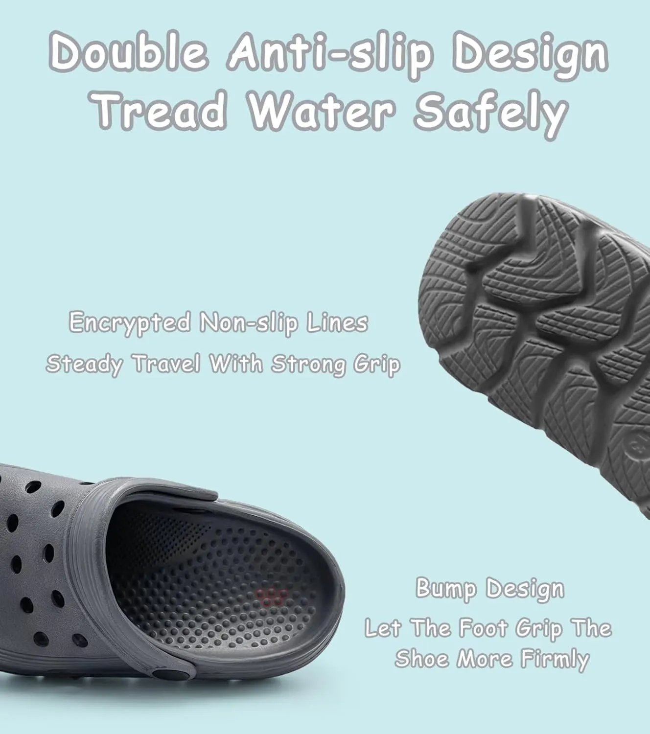 Toddler Kids Garden Clog Slip On Slide Sandals Beach Water Shoes