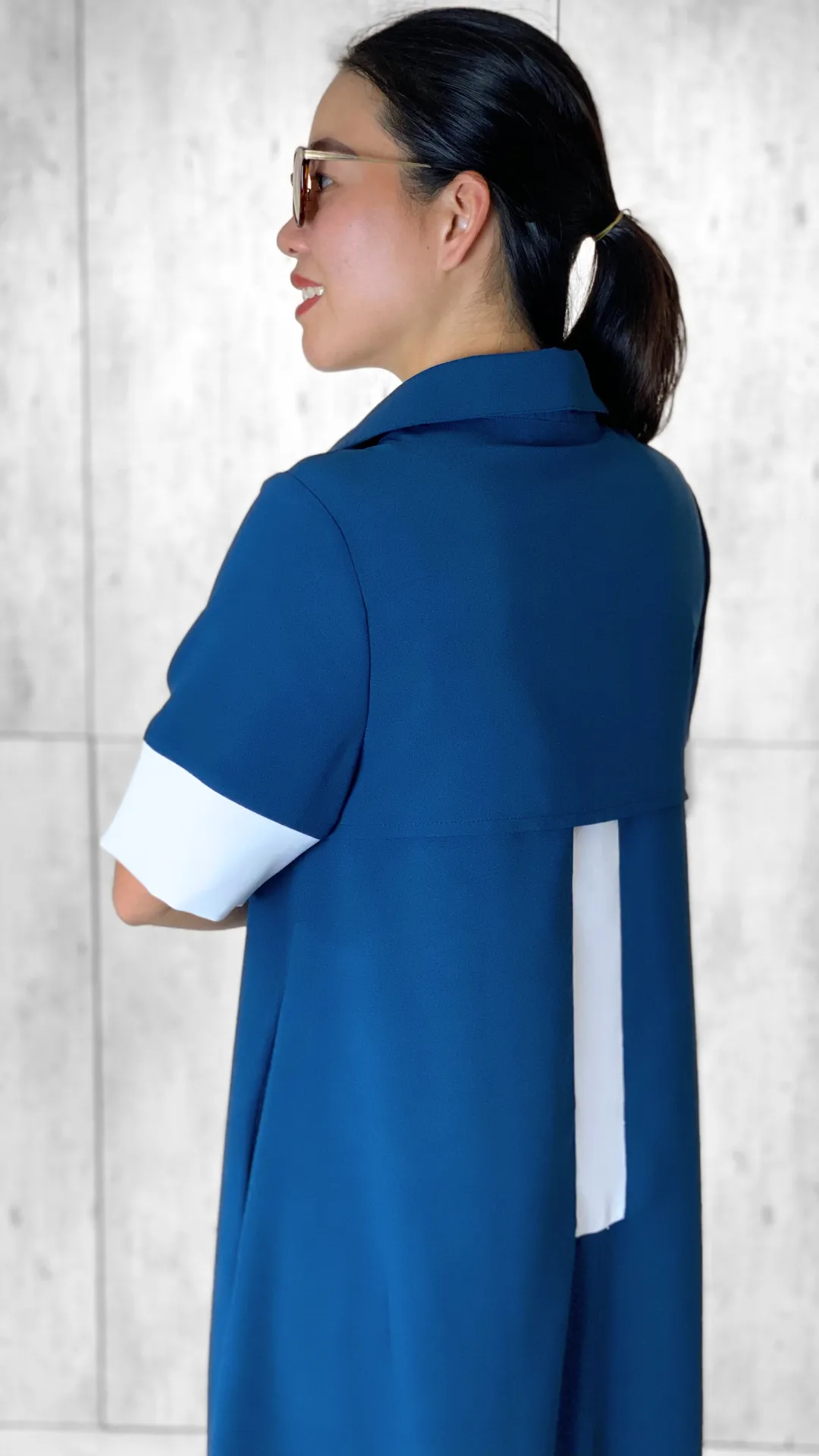 Toni Accent Dress (Sash Included)