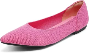 Touchmosees Women's Pointed-Toe Ballet Flats Classic Slip-On Breathable Dress Flats