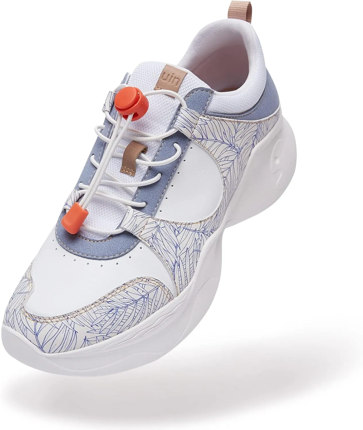 UIN Women's Chunky Fashion Sneakers Walking Casual Comfortable Art Painted Travel Dad Shoes Palma (5)