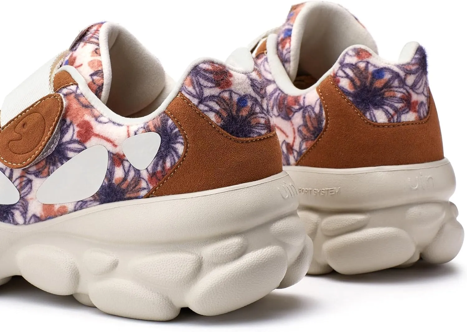 UIN Women's Chunky Fashion Sneakers Walking Casual Comfortable Art Painted Travel Designer Dad Shoes Ronda