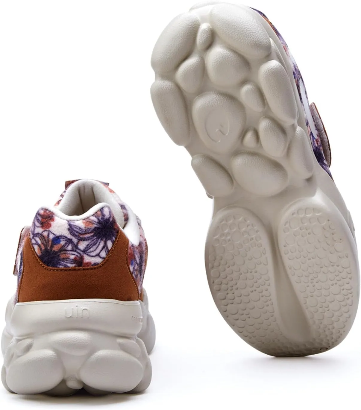 UIN Women's Chunky Fashion Sneakers Walking Casual Comfortable Art Painted Travel Designer Dad Shoes Ronda
