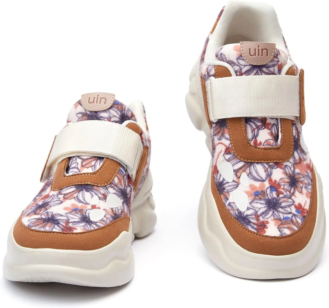 UIN Women's Chunky Fashion Sneakers Walking Casual Comfortable Art Painted Travel Designer Dad Shoes Ronda