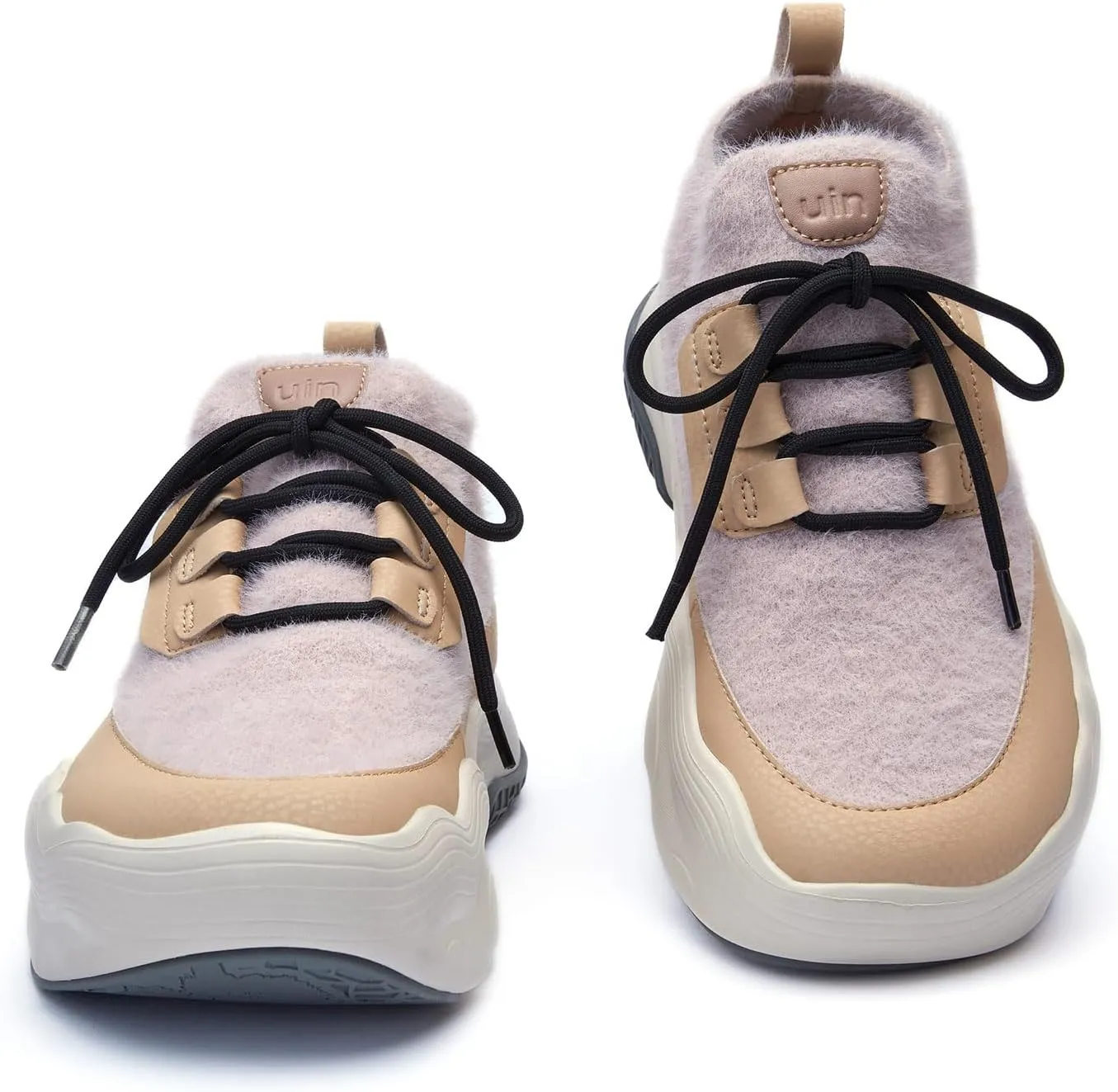 UIN Women's Chunky Platform Fashion Sneakers Walking Casual Comfortable Art Painted Travel Hiking Shoes Catalonia