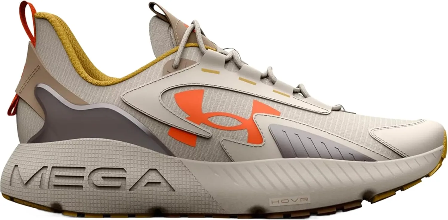Under Armour Men's UA HOVR Mega 2 MVMNT Sportstyle Shoes Athletic Sneakers (Grey/Fog/102, US Footwear Size System, Adult, Men, Numeric, Medium, 8.5)