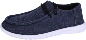 Unisex-Adult Sunflower Floral Canvas Loafers Comfortable Boat Shoes Easy Slip On Lightweight Deck Shoes Elastic Laces Outdoor Flat Walking Shoes Breathable Drving Shoes Sneakers for Women Men