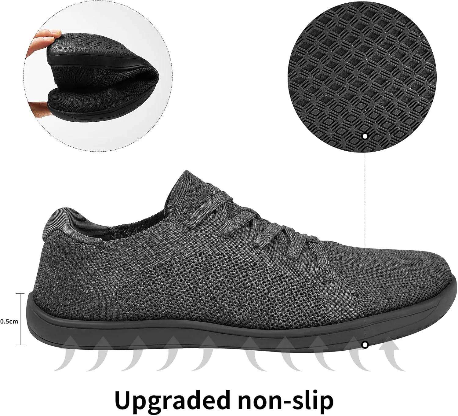 Unisex Barefoot Water Shoes Beach Simple Walking Shoes | Zero Drop/Wide Fashion Sports Shoes