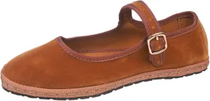 Velvet Mary Janes Women Red Ballet Flats Fall 2024 Y2k Shoes Burgundy Flat Shoes Suede Mary Jane Flats