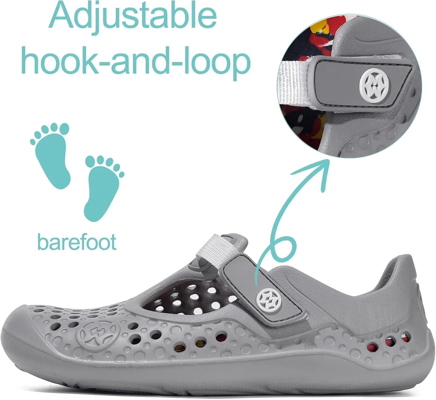 Water Shoes for Kids Swim Aqua Shoes Toddler Boys Girls Barefoot Sport Beach Pool Sandals Quick Dry Lightweight Breathable Slip on Sneakers (Toddler/Little Kid/Big Kid)