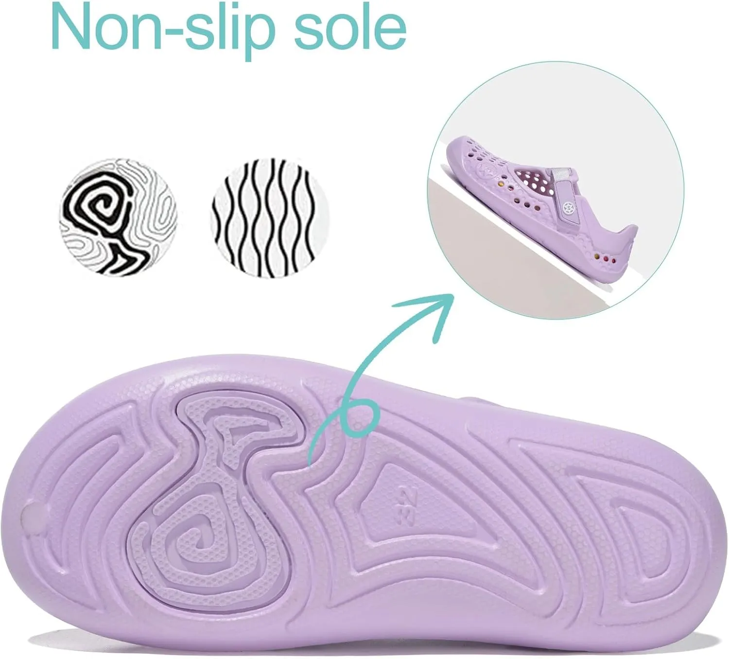 Water Shoes for Kids Swim Aqua Shoes Toddler Boys Girls Barefoot Sport Beach Pool Sandals Quick Dry Lightweight Breathable Slip on Sneakers (Toddler/Little Kid/Big Kid)