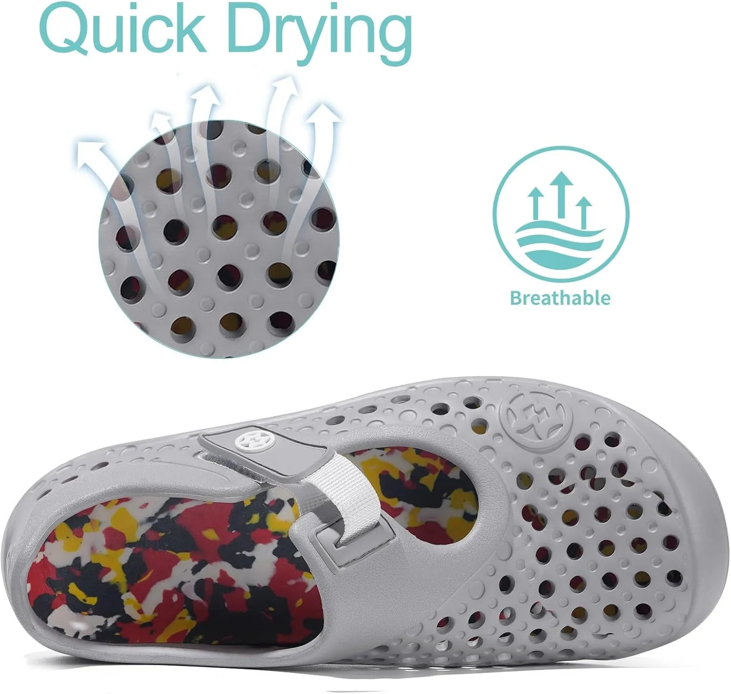 Water Shoes for Kids Swim Aqua Shoes Toddler Boys Girls Barefoot Sport Beach Pool Sandals Quick Dry Lightweight Breathable Slip on Sneakers (Toddler/Little Kid/Big Kid)