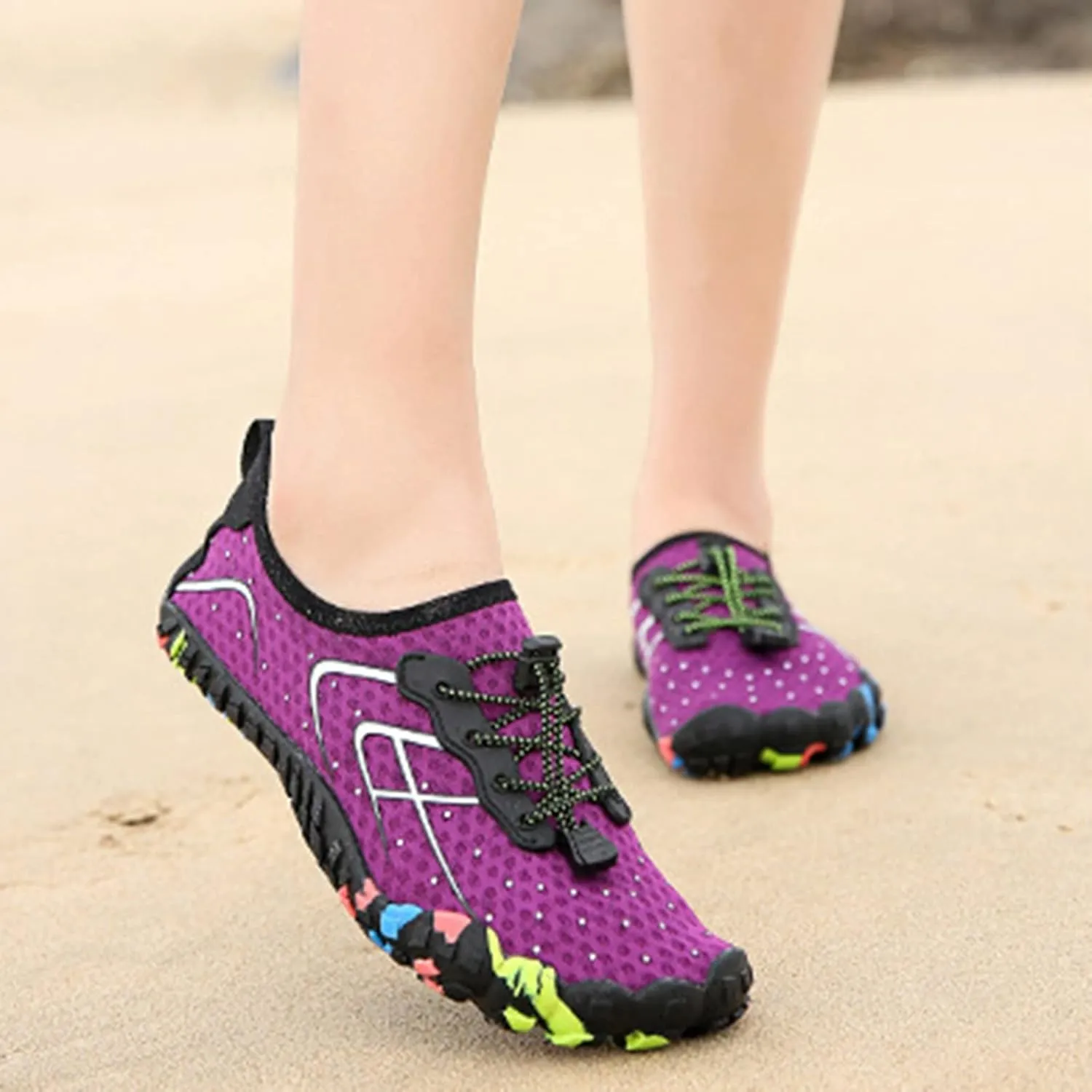 Water Shoes for Women Men Quick-Dry Slip On Snorkeling Shoes Grounded Barefoot Footwear Beach Sports Swim Shoe