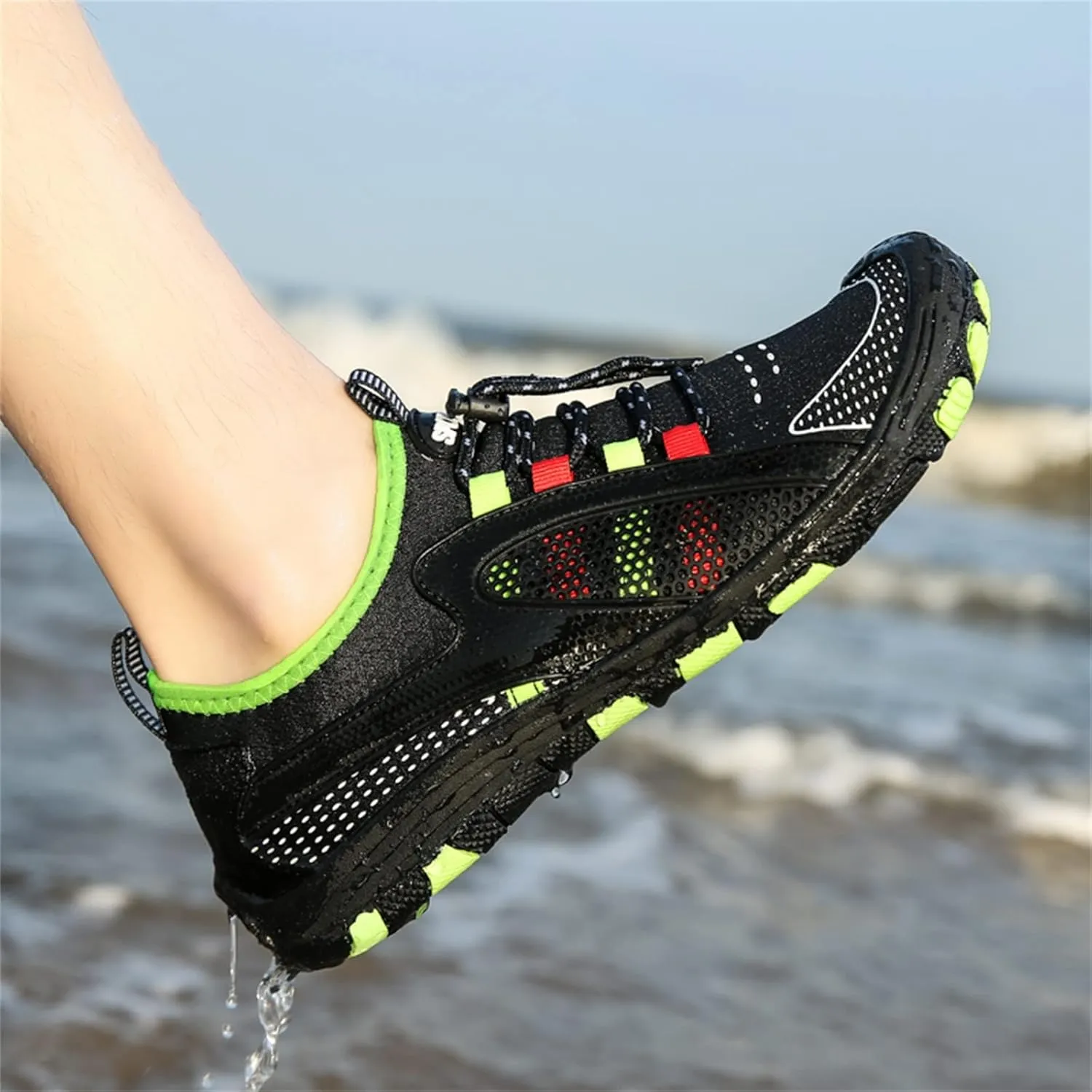 Water Shoes Men Wide Width Barefoot Aqua Socks Quick Dry Women Hiking Water Shoes Mens Water Shoes Wide Aqua Sports Outdoor Shoes for Pool Beach Surf Water Park Yoga