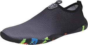 Water Shoes Men Wide Width Barefoot Aqua Socks Quick Dry Women Hiking Water Shoes Mens Water Shoes Wide Aqua Sports Outdoor Shoes for Pool Beach Surf Water Park Yoga