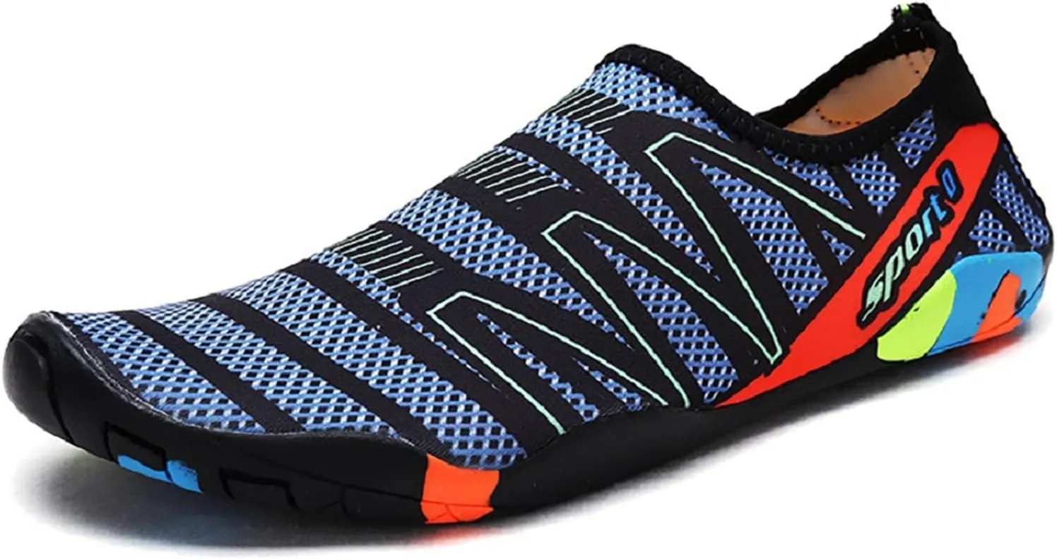 Water Socks for Women Men Swim Aqua Socks Beach Pool Quick Dry Barefoot Surf River Boat Kayak Sea Yoga Sand Exercise Sport Accessories Breathable Mesh Knit Indoor Fitness Shoes Women Men
