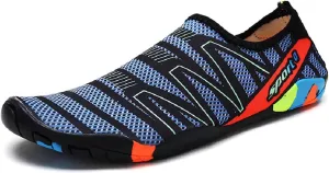 Water Socks for Women Men Swim Aqua Socks Beach Pool Quick Dry Barefoot Surf River Boat Kayak Sea Yoga Sand Exercise Sport Accessories Breathable Mesh Knit Indoor Fitness Shoes Women Men