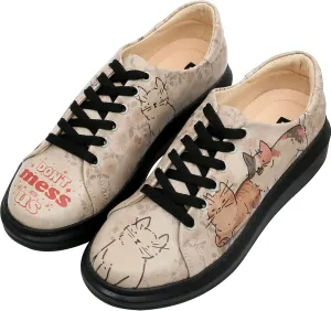 Wedge Platform Sneakers for Women - Handmade Vegan Leather, Unique Chunky Sneakers