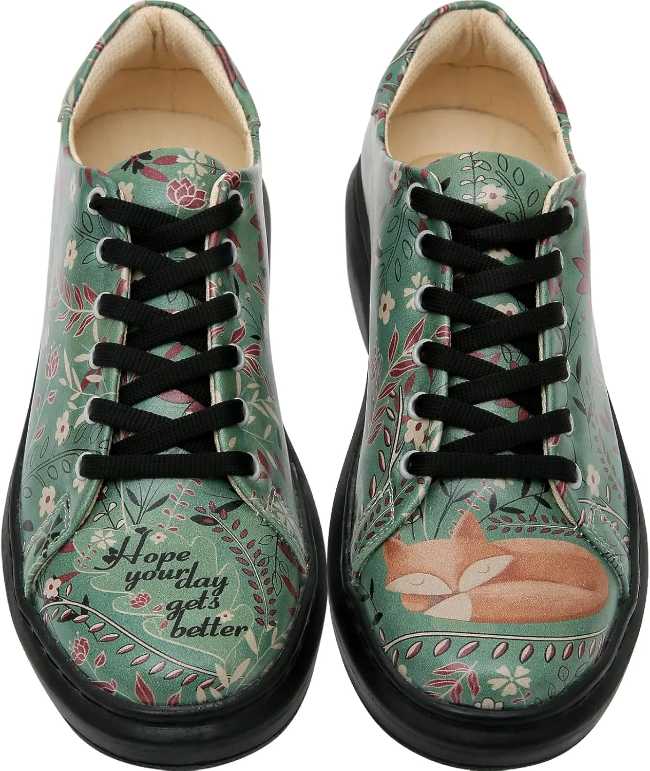 Wedge Platform Sneakers for Women - Handmade Vegan Leather, Unique Chunky Sneakers